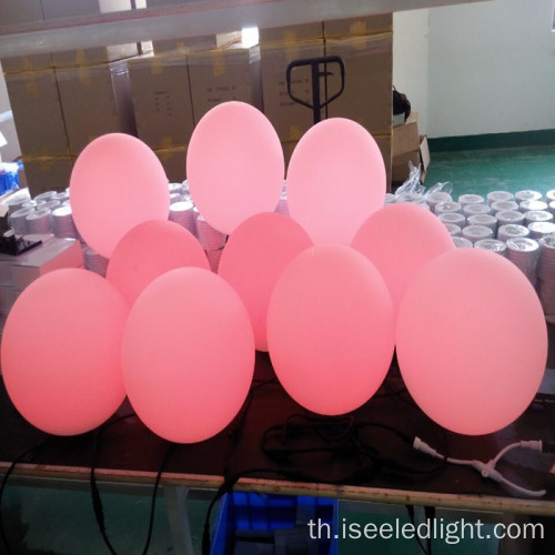 เวทมนตร์ LED RGB 3D Ball ทรงกลม